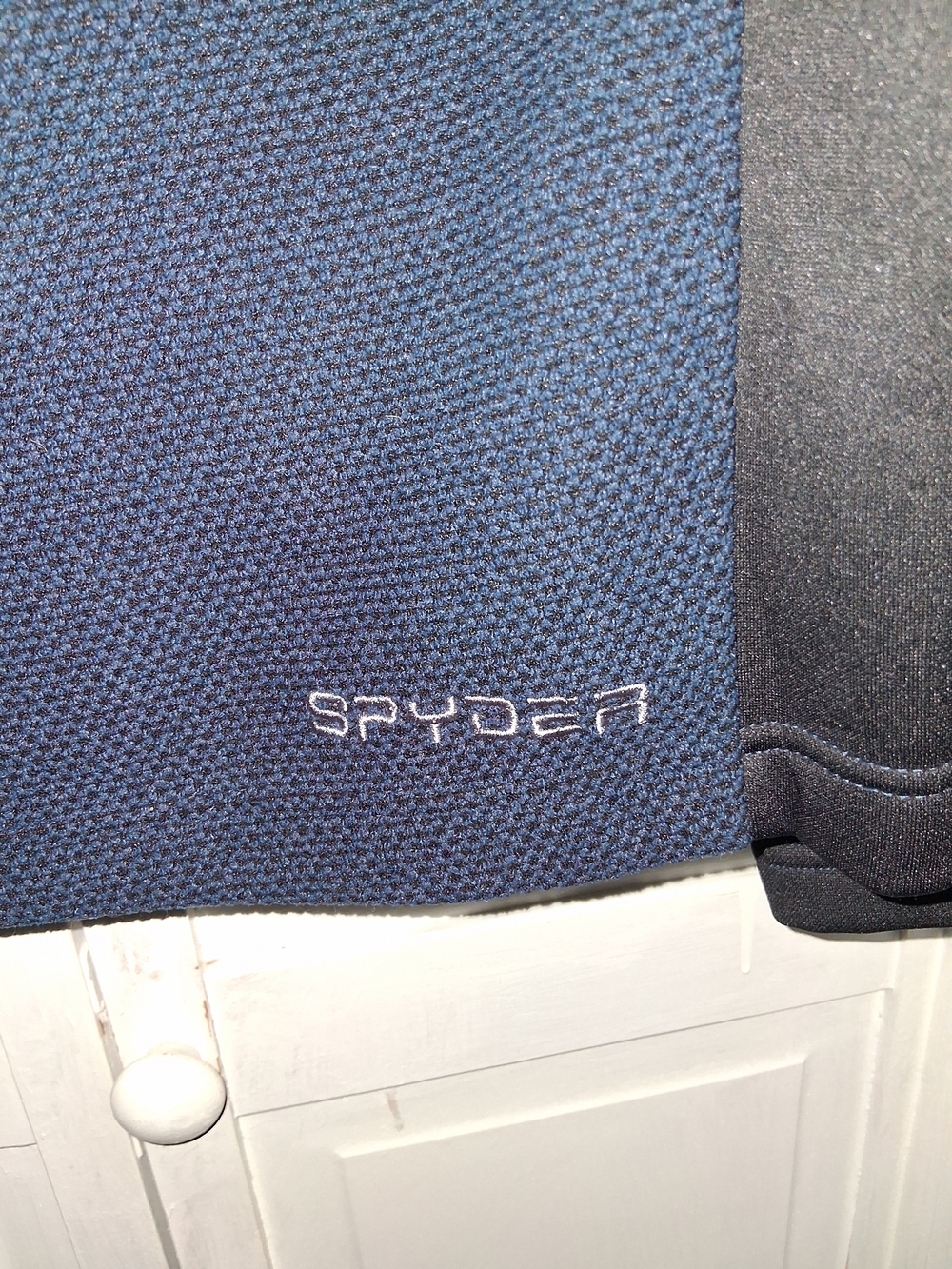 Spyder Men's Navy Half-Zip Hooded Sweater - Picture 13 of 13